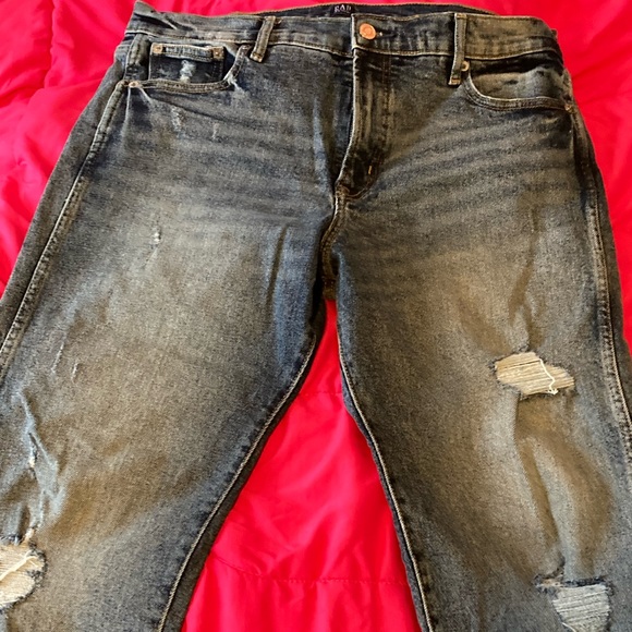 Womens Gap Authentic Denim High Rise Jeans 14/32R - Picture 6 of 13